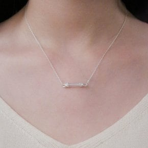 [N240206] Clear Jade Pendant Necklace