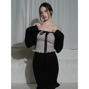 TWEEDI BOLERO-BLACK