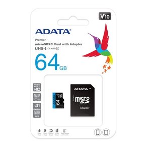 ADATA)MicroSD UHS-I A1(CLASS10 64GB)