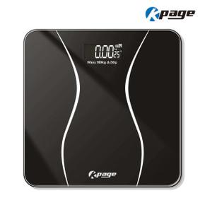 스마트 체중계 KPS-180BK 고정밀 측정센서 슬림강화유리 /HB
