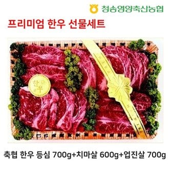  축협 한우 선물세트(등심700g+치마살600g+업진살700g)