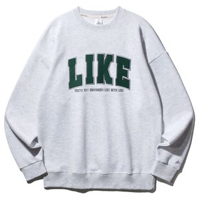 [빅사이즈] XL~4XL LIKE 오버핏 맨투맨 BE5738 5컬러
