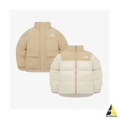 The North Face 노스페이스 KIDS 키즈 RVS 눕시 온볼 자켓 NJ3NQ53U_CRE