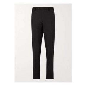 Grosgrain-Trimmed Virgin Wool Tuxedo Trousers 블랙