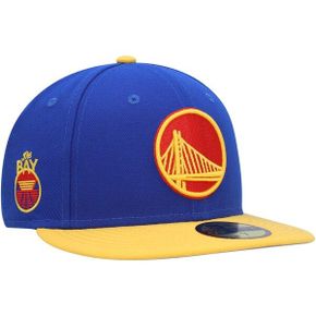 [해외] 898281 뉴에라 모자 NBA 골든스테이트 워리어스 59FIFTY Fitted Hat Blue