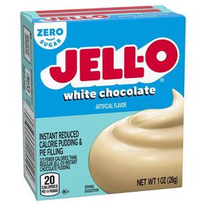 미국직구 Jell-O 젤오 화이트 초콜릿 인스턴트 푸딩 앤 파이 필링 제로슈가 28g 4팩