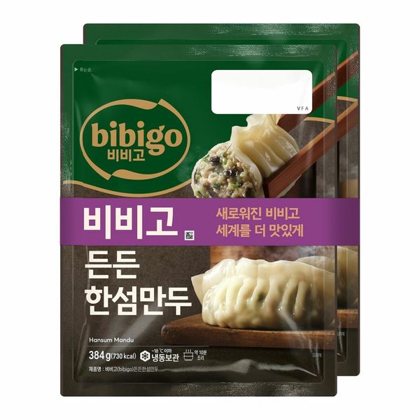 [비비고]  수제한섬만두384g x 2