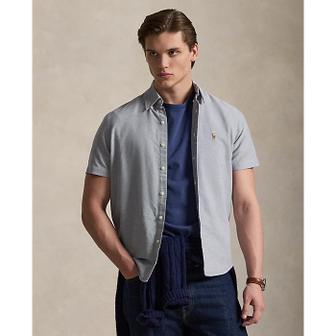 폴로 랄프 로렌 남성 클래식핏 플래드 옥스포드 셔츠(MNPOWOV1N821035410)