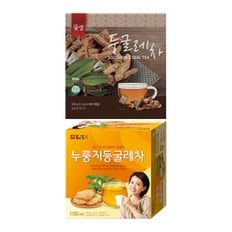  담터 누룽지 둥굴레차 100T +꽃샘 둥굴레차 100T (200T)