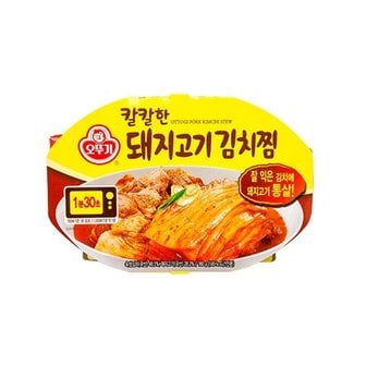 오뚜기 칼칼한 돼지고기 김치찜(렌지) 180g x 12개