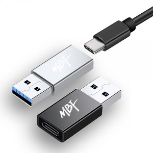 엠지솔루션 MBF-UCF-UAM B (블랙) TYPE C to USB 3.0 A 변환 젠더