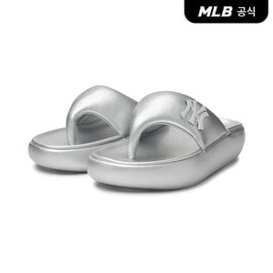 MLB [코리아공식] 베이스 플립플랍 실버 NY (Grey)