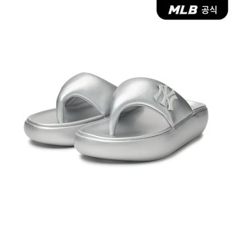 MLB [코리아공식] 베이스 플립플랍 실버 NY (Grey)