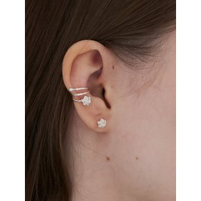 Rose with Dew - Earcuff 01