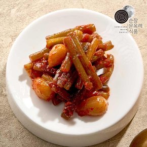 순창문옥례식품 마늘쫑 장아찌 400g PET용기