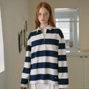 LONG STRIPE T-SHIRT_NAVY