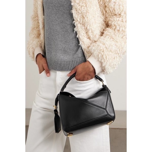 페더라이트 퍼즐 스몰 텍스처 가죽 숄더백 46376663163050869