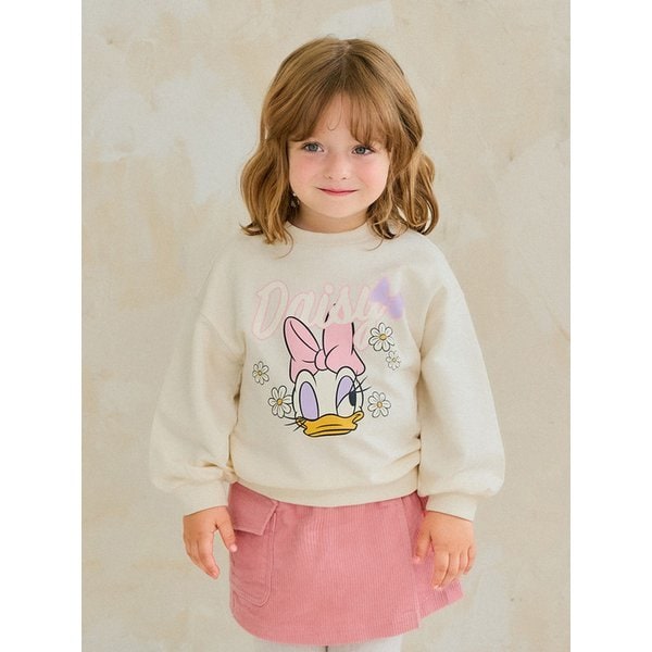 [디즈니]데이지덕 플라워팡팡맨투맨티셔츠