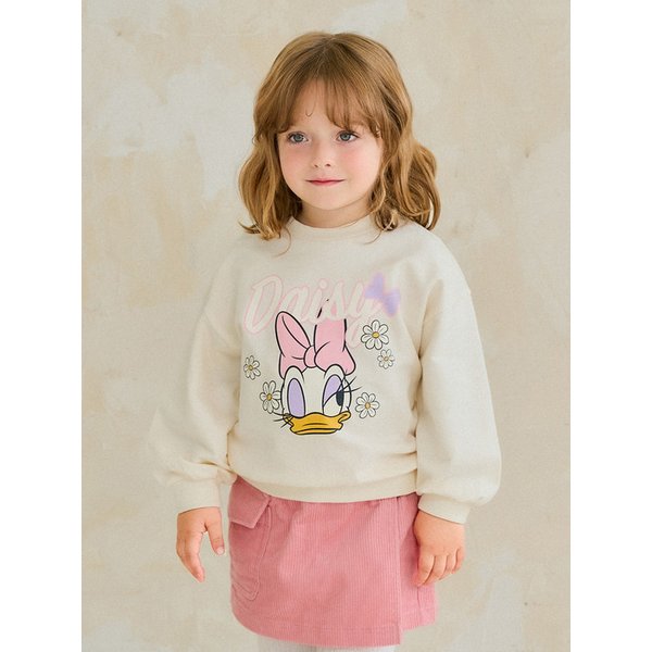 [디즈니]데이지덕 플라워팡팡맨투맨티셔츠