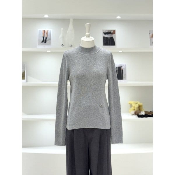 [여주점] 여성 반넥 베이직 긴팔 니트 (L254KSK038)