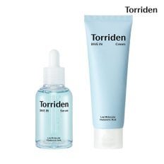 [2종세트]다이브인 히알루론산 세럼 50ml + 크림 80ml