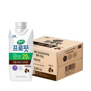 셀렉스 프로핏 웨이프로틴 드링크 아메리카노 1박스(330ml x 12입)