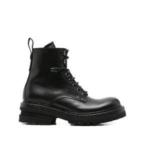 32337 NERO ELBA LEATHER BOOTS