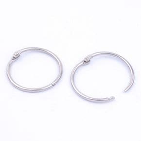 30mm 카드링 카드고리 쇠링 원형 고리 스텐 실버