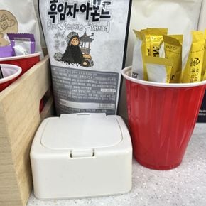 화장솜 사각 케이스 원터치 소품정리함 면봉