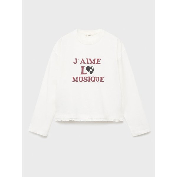 KIDS 티셔츠 MUSIQUE Off White 17006354