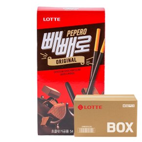 초코 빼빼로 54g 40입 롯데 초콜릿 초코 쿠키 스틱과자 간식 박스