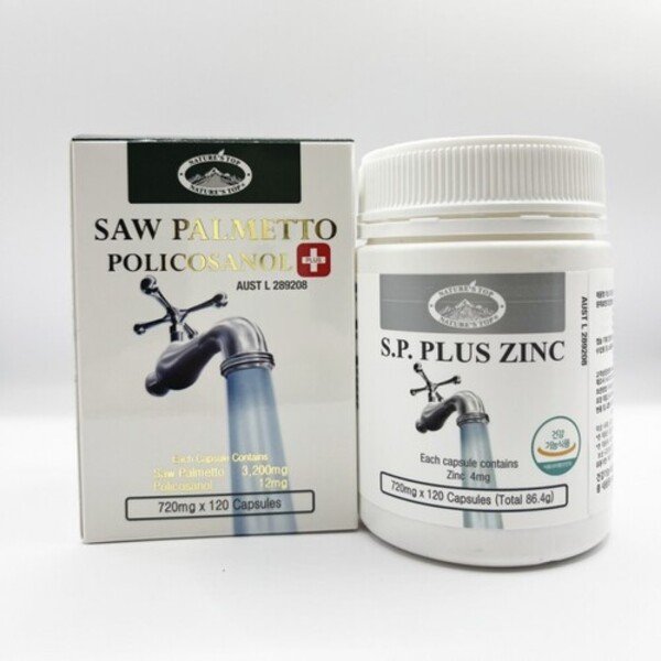 네이쳐스탑 호주산 에스피 플러스 아연 720mg X 120캡슐
