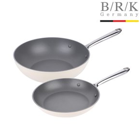 에볼루션 풀 인덕션 후라이팬 2종세트(24cm+WOK28cm)