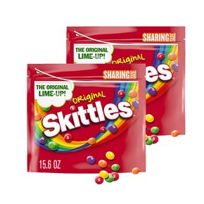 스키틀즈 오리지널 카라멜 Skittles Original Gummy Candy 442.3g 2개