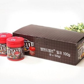 엠앤엠즈 대용량 미니초콜릿 밀크 100g x 8개입