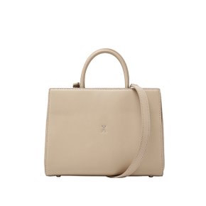 Lucky Pleats Tote M Ecru Beige