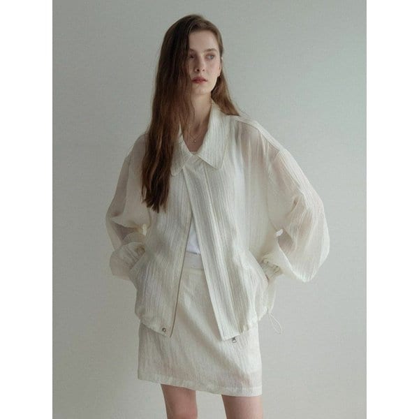 esy rainy wind Jacket (ivory)
