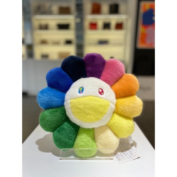 [여주점] [레어팩토리] 무라카미 다카시 - Flower Cushion (Rainbow & White Yellow) 30cm 쿠션