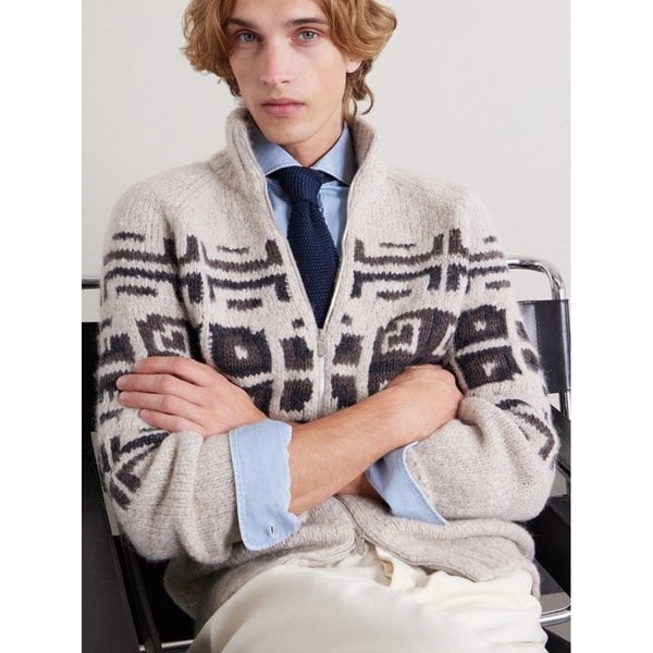 브루넬로쿠치넬리 6cm 니트 실크 넥타이 46376663162997957