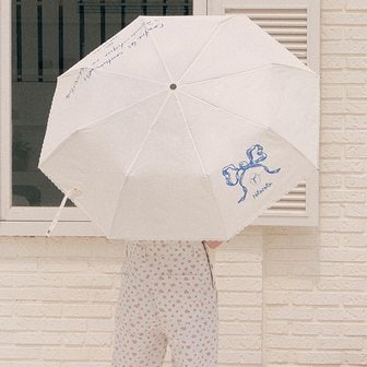 로라로라 RIBBON LACE UMBRELLA IVORY