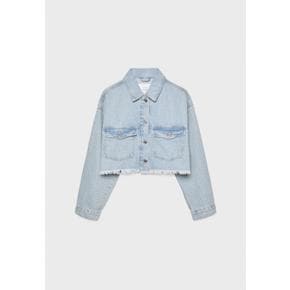 라인스톤 데님 재킷 5777/298 MEDIUM LIGHT BLUE DENIM