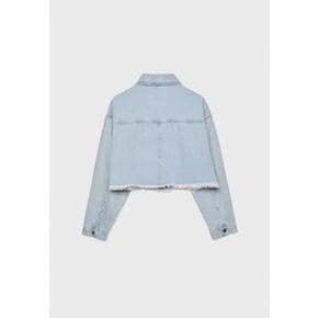 라인스톤 데님 재킷 5777/298 MEDIUM LIGHT BLUE DENIM