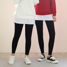 빅사이즈 F~7XL 키별맞춤 면스판 레깅스 데일리룩 사계절용 8/10부 쫄바지 아담 베이직 여성 밴