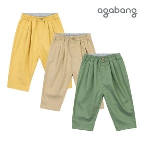 [아가방 가을]치치우븐주름바지(BEIGE,L/KHAKI,M/YELLOW)_01O552002