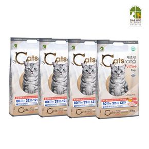 캐츠랑 고양이사료 전연령 비타플러스 5KG 4개[31181676]