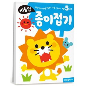 지능업 만5세: 종이접기 : 종이를 접어 형태를 만들면서 두뇌를 자극해요