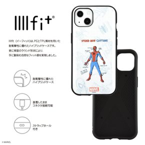 구루만디즈 MARVELIIIIfit iPhone13(6.1 인치) 대응 케이스 스파이더맨 MV-178B