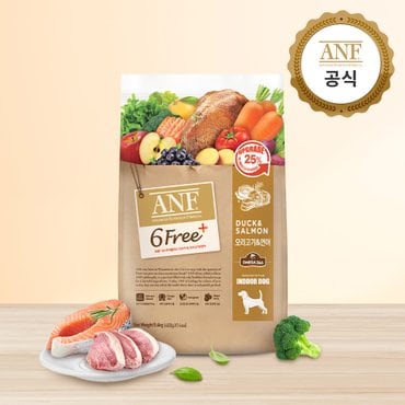 ANF [N] ANF 식스프리플러스 인도어 독 오리고기&연어 5.6kg