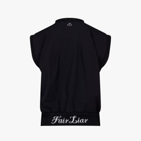 브이넥 풀오버 베스트 (블랙)FM5VT01RBK
