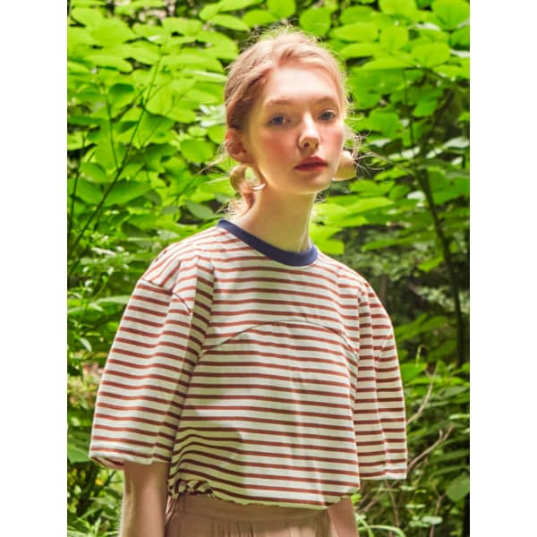 Stripe T-shirt (Beige)